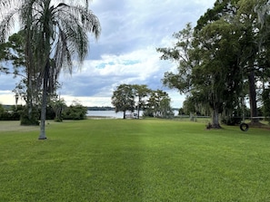 View toward lake from cottage