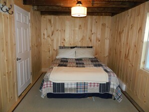main floor master bedroom with barn door