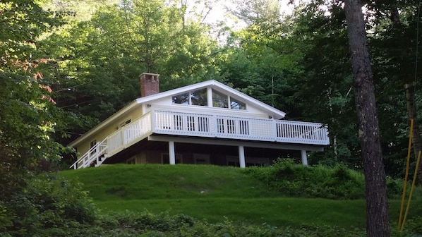 Summer front view of home