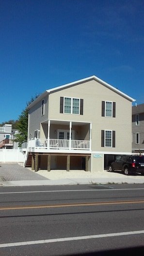 front of house on beach ave