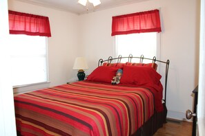 Bedroom with Queen Size Bed and Two Dressers