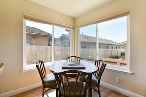 Game seating area with a beautiful checker board game to be enjoyed by all.