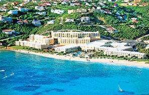 Aerial view of entire complex. Guests have Full Access to Pools, Spa & Gym. 