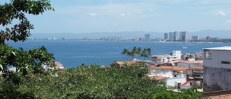 Vista para a praia ou o mar