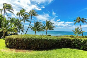 Oceanfront view from the lanai