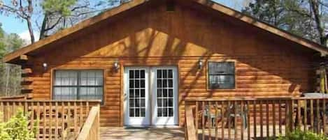 Our Lodge sleeps10, 2 bedrooms, 2 baths, hot tub, washer and dryer, huge deck.