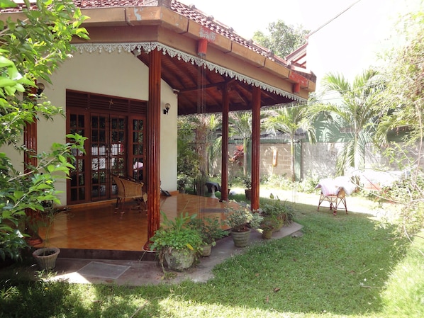 Peaceful and relaxing porch.