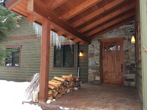 Front door in Winter