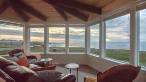 View from the sitting room with the Sofa Queen Bed facing the Pacific Ocean