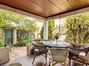 Covered front patio