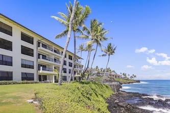 Poipu Shores 102A Shorebreak Lanai, Ground Floor Unit, w/AC