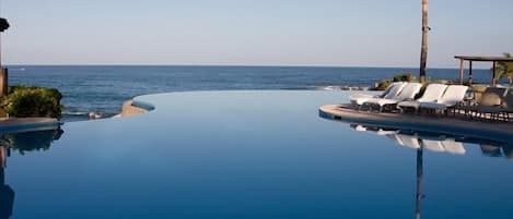 Infinity pool at the resort.