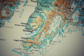 Homer is about 3.5 hours drive from Seward and 5 hours from Anchorage.