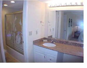 Spacious master bath