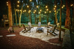 Our Dreamy Stone Patio with Fire Pit