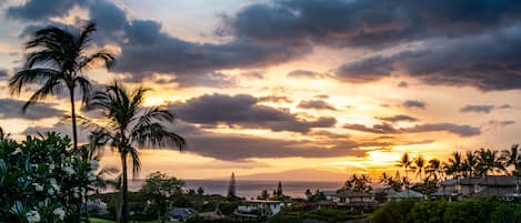 Maui is known for it's sunsets, enjoy unobstructed front row seats in privacy 