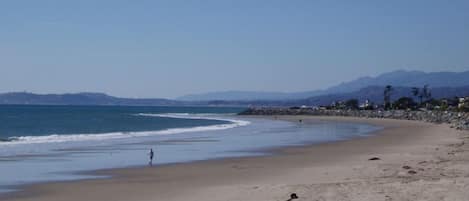 Carpinteria Beach facing Santa Barbara