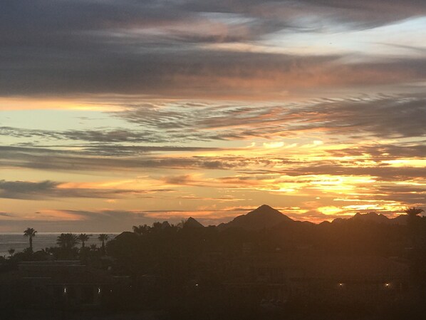 view from balcony