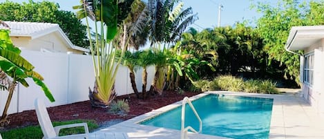 Private Pool at your private Holmes Beach Oasis on Anna Maria Island