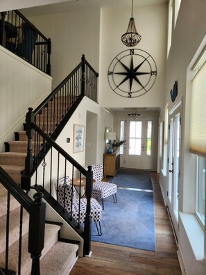 Foyer, looking toward the front door