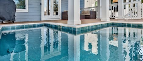 Back Deck with Private Pool