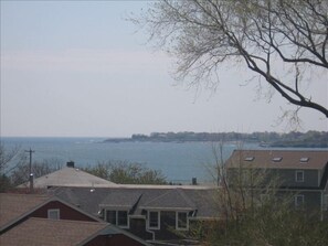 Ocean view from upstairs balcony