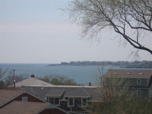 Ocean view from upstairs balcony