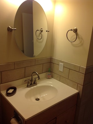 Master bath vanity