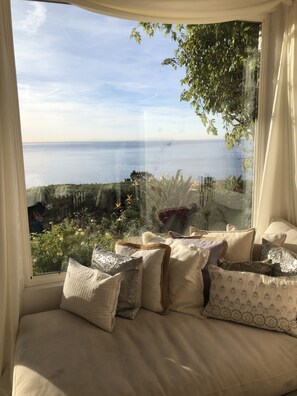 elegant living room nook with stunning views 