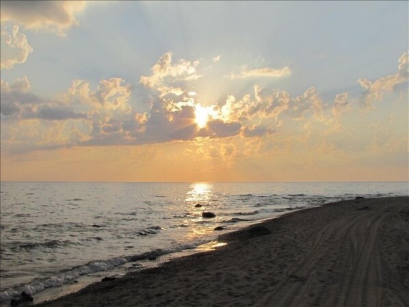 April 2023 Beautiful sandy beach