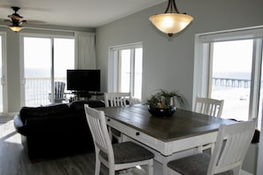 Dining Area with view of Pier & Pier Park
