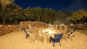 Enjoy Twinkling Stars by the Fire Pit