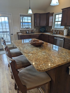 Large fully equipped kitchen