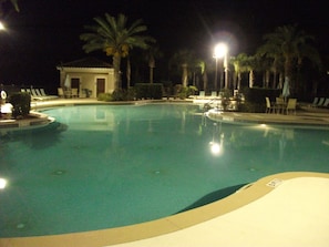 Heated ,Lighted pool open till 10:00PM 