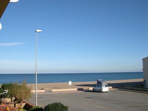 Utsikt mot havet/stranden