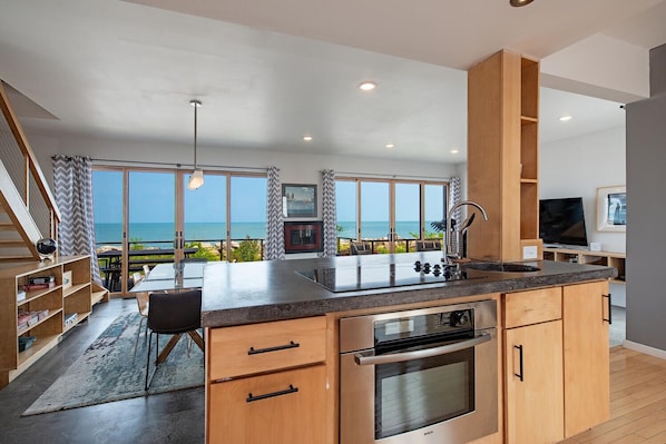 Lake Views from the kitchen