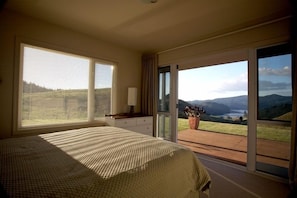 View from queen room with adjoining bathroom