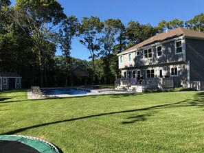 Deck has new 20 Foot awning