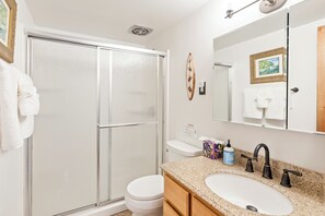 Full bath with walk in shower