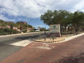 Main entrance to the gated community