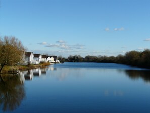 Tranquil view from the end of Spring Lake