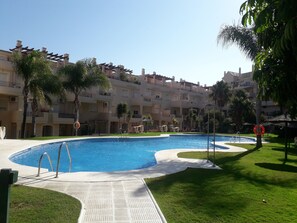 Largest of the two lovely pool areas.