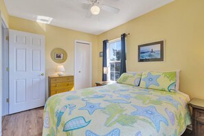 2nd bedroom with a queen bed