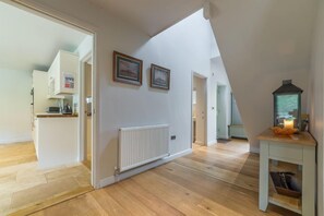 Ground floor: Entrance hall leading to Kitchen