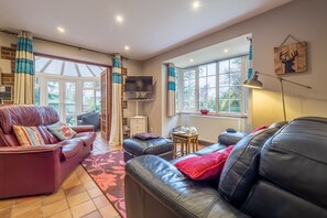 Badger's Den, Heacham: Open plan living area