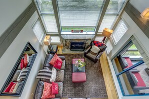 Living Room Viewed from Loft