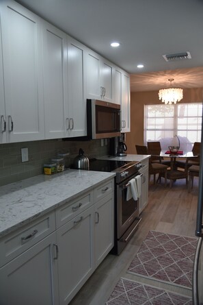 Newly remodeled kitchen