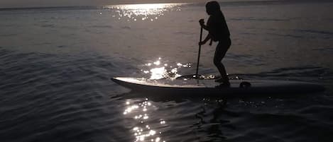 Learn to paddleboard while you are here.