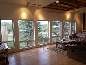 Family Room Mountain Views