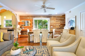 Open concept living room and dining room. You'll love this room!